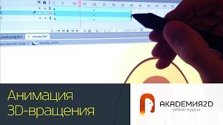 Создаем анимацию монетки, эффект 3D вращения в Adobe Flash.