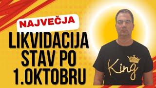 KRIPTOVALUTE: Največja LIKVIDACIJA STAV po 1.oktobru