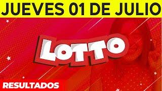 Resultados del Lotto del Jueves 1 de Julio del 2021