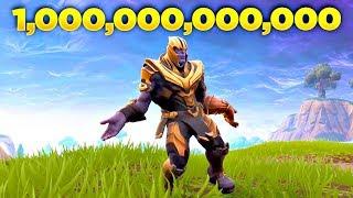 I Played THANOS Doing Orange Justice Dance in Fortnite Over 1 Trillion Times and This Happened...