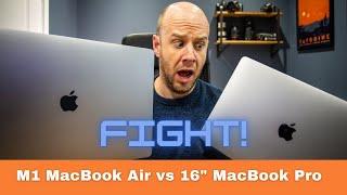 M1 MacBook Air vs 16" MacBook Pro i9 | Final Cut Pro test | Mark Ellis Reviews