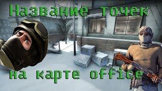 CS GO: Название точек на карте office