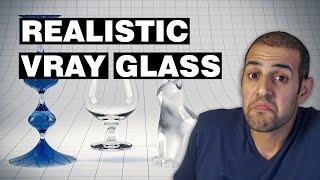 Create ANY GLASS material in VRAY using this technique! - Vray tutorial for beginners in 3ds max