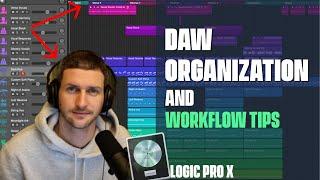 Logic Pro X - DAW Organization and Workflow Tips