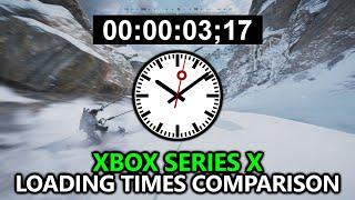 Xbox Series X - Loading Times Comparison / Analysis (Series X / One X / One, Back Compat, External)