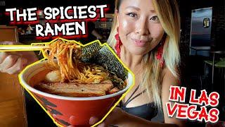 THE SPICIEST RAMEN IN Las Vegas!!! LV 20 SPICE AT JINYA RAMEN!!! #RainaisCrazy