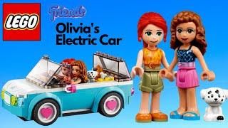 Lego 41443 Friends Olivia's Electric Car Unboxing Speed Build Review