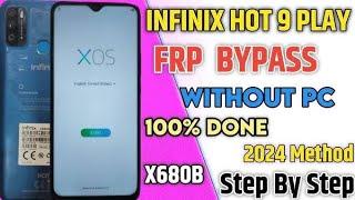 infinix Hot 9 play FRP bypass done  without pc  2023 latest