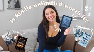 is kindle unlimited worth it? | my kindle and KU recommendations!