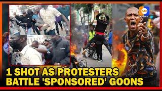 GENZ Protest: One person 'UNALIVED' amid Chaos in Nairobi CBD, Police, Goons, protesters Clash!