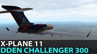 Going Everywhere, DDen Challenger 300 in X-Plane 11, PilotEdge ️ 2017-07-28