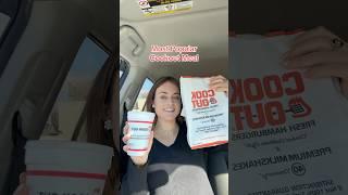 Most Popular Cookout Meal ️ #cookout #cookoutfood #cookoutdrivethru #fastfood #viralfood