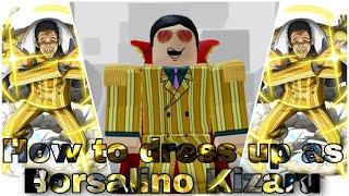 How to dress up as Borsalino Kizaru (Roblox)