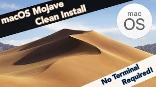 HOW TO CLEAN INSTALL macOS Mojave [No Terminal Required] - Bootable Flash Drive