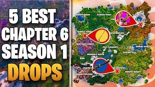 The 5 BEST Drop Spots To Hit Unreal Rank In Chapter 6 Season 1!