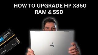 How to Upgrade HP X360 Laptop (RAM and SSD)