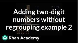 Adding two-digit numbers without regrouping | Early Math | Khan Academy