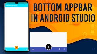 Bottom app bar android | bottom app bar material design android studio | Android bottom app bar