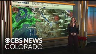 Colorado mountain snow will gradually taper off, but another winter storm coming this weekend