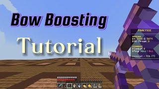 Bow Boosting Tutorial | Minecraft Bedrock MCPE