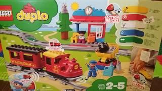 Обзор Поезда Lego duplo steam train 10874.