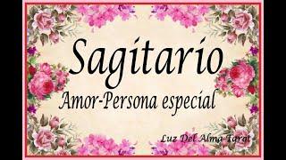 Sagitario! Amor  Persona especial! Solo contigo tiene la plenitud y la abundancia, ahora lo sabe