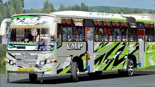 TN PRIVATE BUS VMP SUPER FAST | SMOOTH RIDE DRIVING ON ETS2 GAME PLAY | RG GAMING 