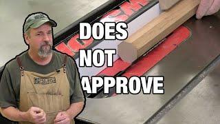 Stop doing this on the table saw