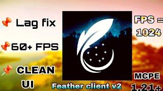 Finally Official Feather Client V2 For MCPE! | #featherclient  #minecraft