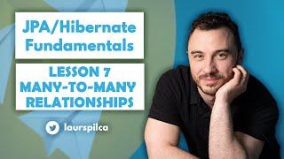 JPA/Hibernate Fundamentals 2023 - Lesson 7 - Many-to-many relationships