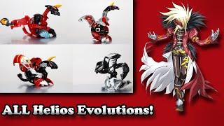 BAKUGAN All Helios Evolutions!!! | Classic Bakugan Review #21