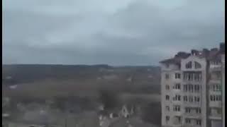 russian helicopter shot down over Gostomel, Ukraine  Slava Ukraini!