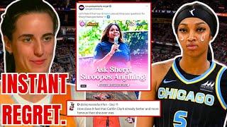 INSTANT REGRET! Angel Reese Asks for Sheryl Swoopes Questions! Caitlin Clark Fans DISINTEGRATE HER!