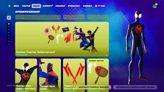 SKLEP FORTNITE 8.12.2024 *MILES MORALES POWRÓT, FORTUNA GROZY, OMEN, PURPUROWE MACKI*