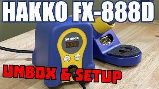 Hakko FX-888D Solder Station Unboxing and Parameter/Preset Temperature Setup