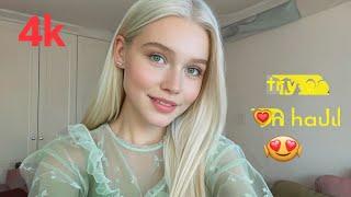 4k micro bikini, lingerie & transparent try on haul | summer mesh, sheer dresses & chic outfits