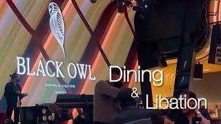 BLACK OWL dining & libation Golf Island PIK. Cozy atmosphere to relax & enjoy the meals