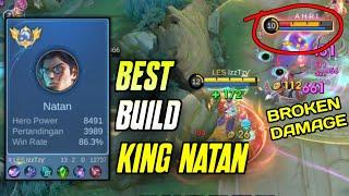 BEST BUILD NATAN GOLD LANE 2024 - KING NATAN VS MELISSA GAMEPLAY #natan #mlbb