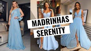 Ideias de Vestidos de Madrinha Azul Serenity