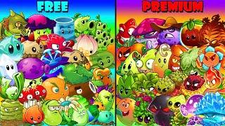 TEAM FREE vs PREMIUM Level 1 Battlez - Who Will Win? - Pvz 2 Team Plant vs Team Plant