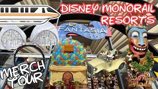 DISNEY MONORAIL RESORT LOOP New Merchandise Tour! December 2024 ~ Walt Disney World Shopping!