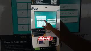 How to cash in in gcash using E-tap machine