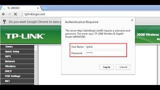 My TP Link Error Log In -8N3 Technology