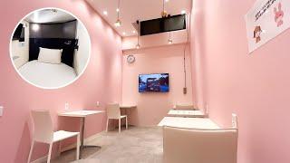 Japan's Cutest WOMEN-ONLY Capsule Hotel | Akihabara Bay Hotel