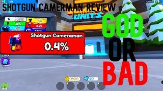 Shotgun cameraman (new tower review) (new mythical) [EP 70 PART 1] Toilet Tower Defense