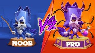 JACK NOOB VS  PRO IN ZOOBA