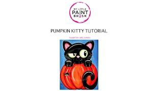 LEARN HOW TO PAINT! Acrylics for Kids | Pumpkin Kitty | My Little Paintbrush | Step by Step