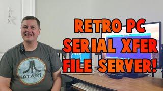 RetroTutorial: Copying Files To Your Retro PC Compatible From A Modern Computer (Serial Transfer)