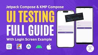 UI Testing in Jetpack Compose | UI Testing in Compose Multiplatform | UI Testing KMP Compose