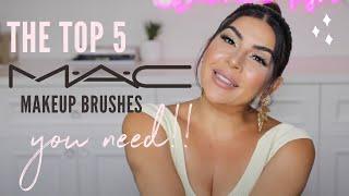 If you could only choose 5 MAC Cosmetics brushes, you need these...